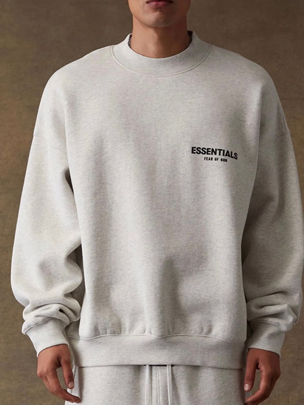 Fear of God Essentials Crewneck 'Light Oatmeal'